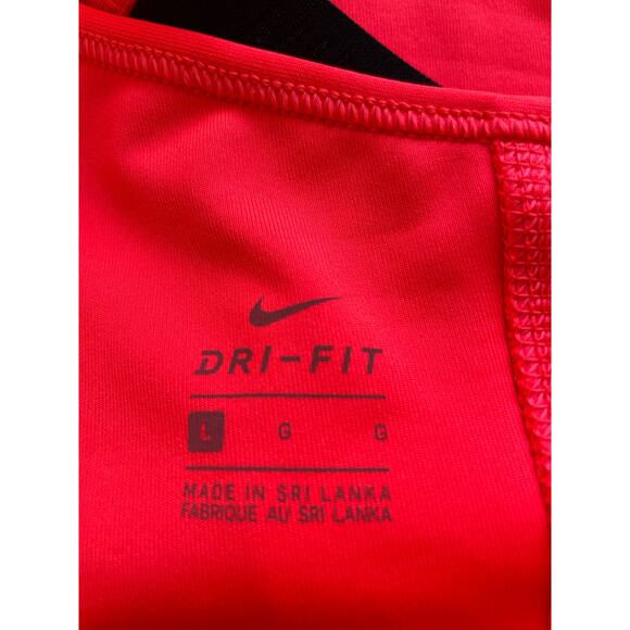 Nike Women’s Victory Dri-Fit Medium Support Sports Bra Orange Large Just Do It - Picture 7 of 7